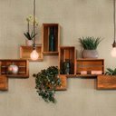 Ver imagem 6 de Kit 3 Papel de Parede Adesivo Texturizado Tecido Palha 15m