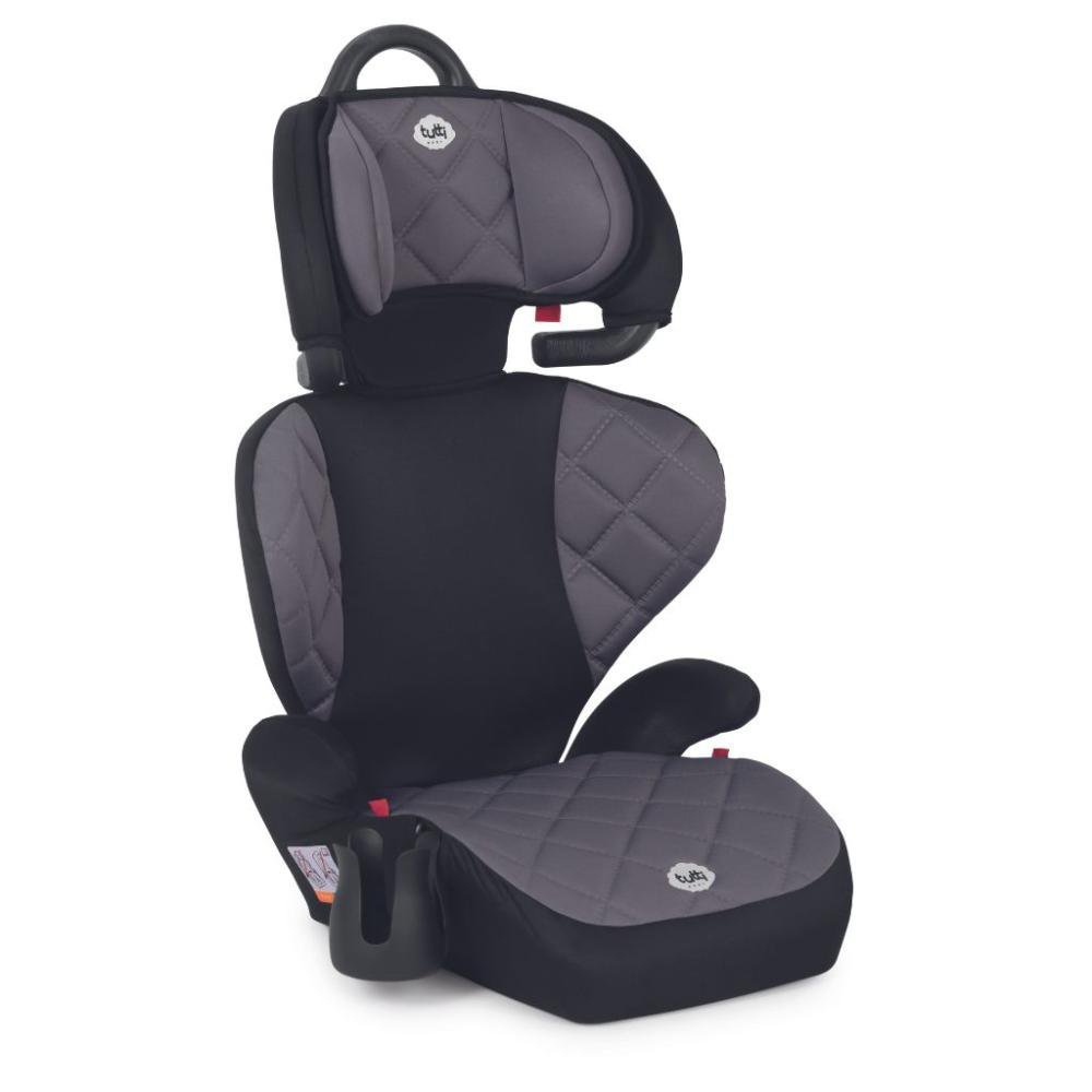 Cadeirinha Cadeira Infantil para Carro Bebê e Criança Tutti Baby Preta Cinza - 2