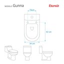 Ver imagem 3 de Tampa de Vaso Sanitário com Amortecedor Gunna Branco para bacia Eternit