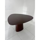 Ver imagem 7 de Mesa Jantar Orgânica Cone Canya 100x105cm - Tabaco