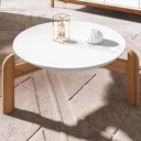 Ver imagem 2 de Mesa de Centro Lizz Branco/Cedro - Casa D