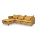 Ver imagem 4 de Sofá Modular 3 Lugares com Chaise e Pé Madeira Sôma CabeCasa MadeiraOriginals