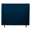 Ver imagem 3 de Cabeceira Cama Box Queen Poliana 160 Cm Suede Azul Marinho