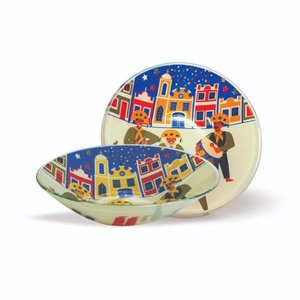 Conj com 2 bowls 16cm festa junina