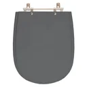 Ver imagem 1 de Assento Sanitário Paris Cinza Quartzo (Cinza Escuro) Para Louça Ideal Standard