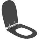 Ver imagem 2 de Assento Sanitário Paris Cinza Quartzo (Cinza Escuro) Para Louça Ideal Standard