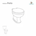 Ver imagem 3 de Assento Sanitário Porto Branco para vaso Luzarte Estrela