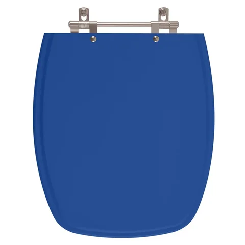 Assento Sanitário Poliester Stylus Azul Mineral Para Louça Celite