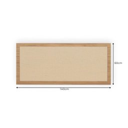 Cabeceira Kaya Cama Casal 140 Cm Tauari - Telinha Rattan - 4