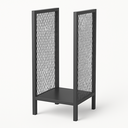 Ver imagem 1 de Suporte Porta Lenha Metal 40x75cm - Vertical Organizador