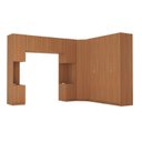 Ver imagem 2 de Guarda Roupa Planejado 12 Portas 6 Peças Hera CabeCasa MadeiraOriginals Louro