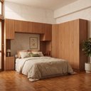 Ver imagem 1 de Guarda Roupa Planejado 12 Portas 6 Peças Hera CabeCasa MadeiraOriginals Louro