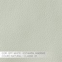 Ver imagem 4 de Poltrona Decorativa Sala de Estar Pés Madeira Kairós Couro Off White - Gran Belo
