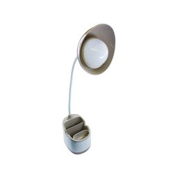 Luminária 3 iluminações Suporte Porta Treco Cabo Regulável Marrom - 2