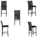 Ver imagem 5 de Mesa Bistro e 2 Banquetas Roma Marrom Corda Náutica 12 Trama Original