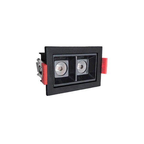 Mini Spot Led Downlight Duplo Embutido 3000k Bet56