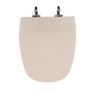 Ver imagem 1 de Assento Sanitário Poliéster para Louça Monte Carlo (deca) Super Luxo Cromado (reb. Oculto) Rosa Flor