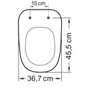 Ver imagem 5 de Assento Sanitário Poliéster para Louça Monte Carlo (deca) Super Luxo Cromado (reb. Oculto) Rosa Flor