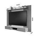 Ver imagem 3 de Rack Bancada com Painel para Tv até 70 Pol Santiago 2 Portas 180x135cm Cinamomo-off White - Permó