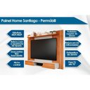 Ver imagem 2 de Rack Bancada com Painel para Tv até 70 Pol Santiago 2 Portas 180x135cm Cinamomo-off White - Permó