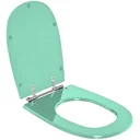 Ver imagem 2 de Assento Sanitário Poliester Paris Verde Claro Para Louça Ideal Standard