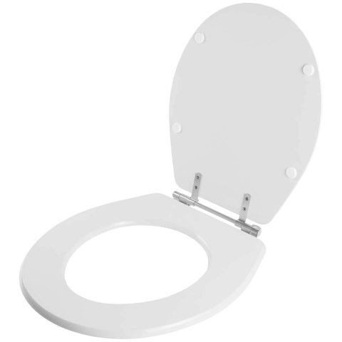 Assento Sanitário Poliester Sabara Cinza Claro para vaso Icasa