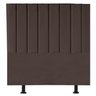 Cabeceira Cama Box Casal Estofada Dália 140cm Linho:marrom - 1