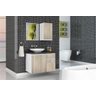 Conjunto para Banheiro Modulado Balcão e Armário Superior Robel Móveis - 1
