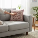 Ver imagem 3 de Capa de Almofada Grécia Jacquard 45x45cm Estampa Frente e Verso com Zíper Cor Vinho