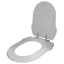 Ver imagem 2 de Assento Sanitário Poliester Hampton Cinza Platina para vaso Incepa