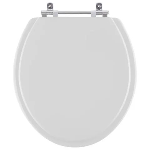 Assento Sanitário Convencional Oval Cinza Claro para vaso Deca