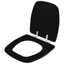 Ver imagem 2 de Assento Sanitário Poliester City Preto para Vaso Celite