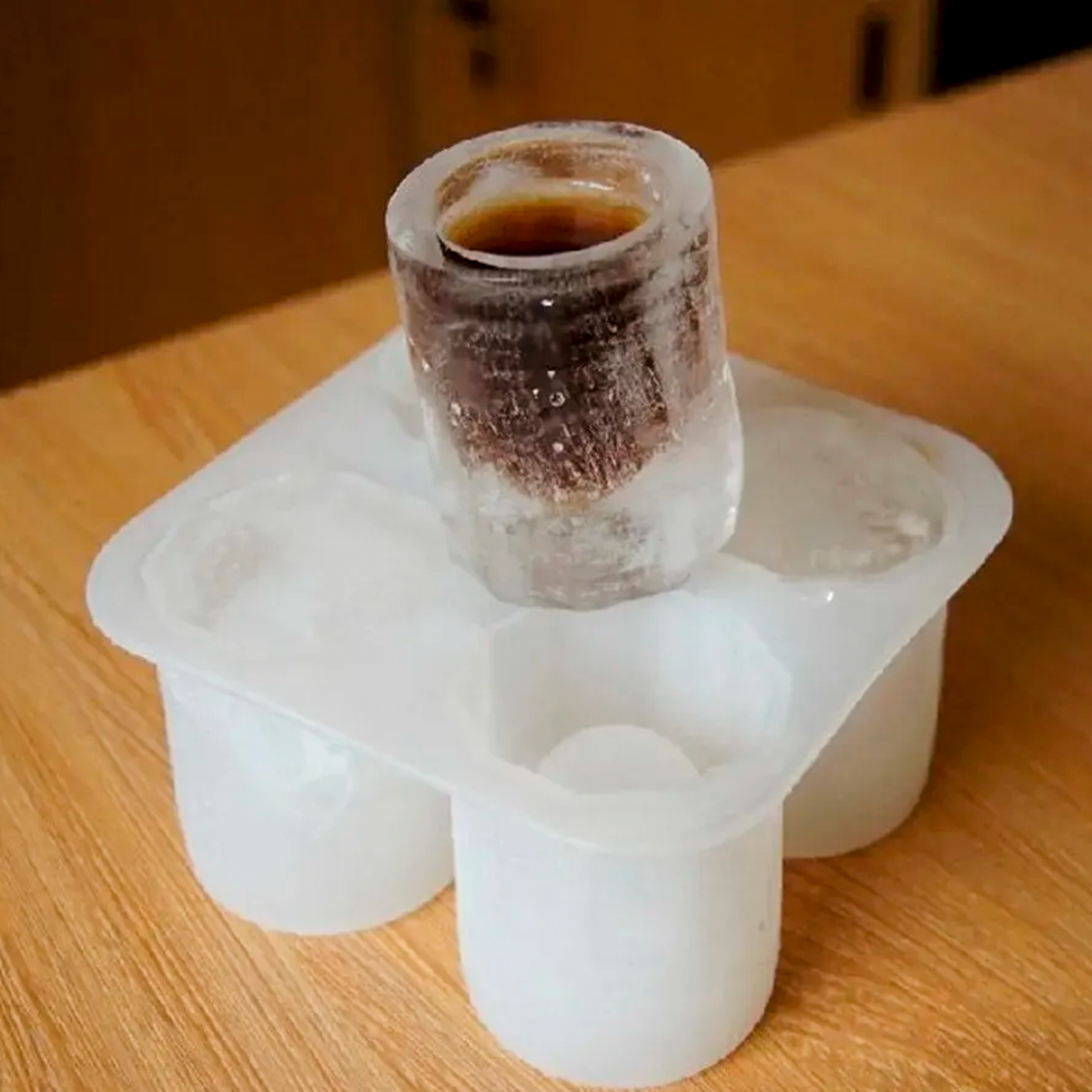 4 Formas De Gelo Silicone Formato Copo Shot Drink Bebidas - 8