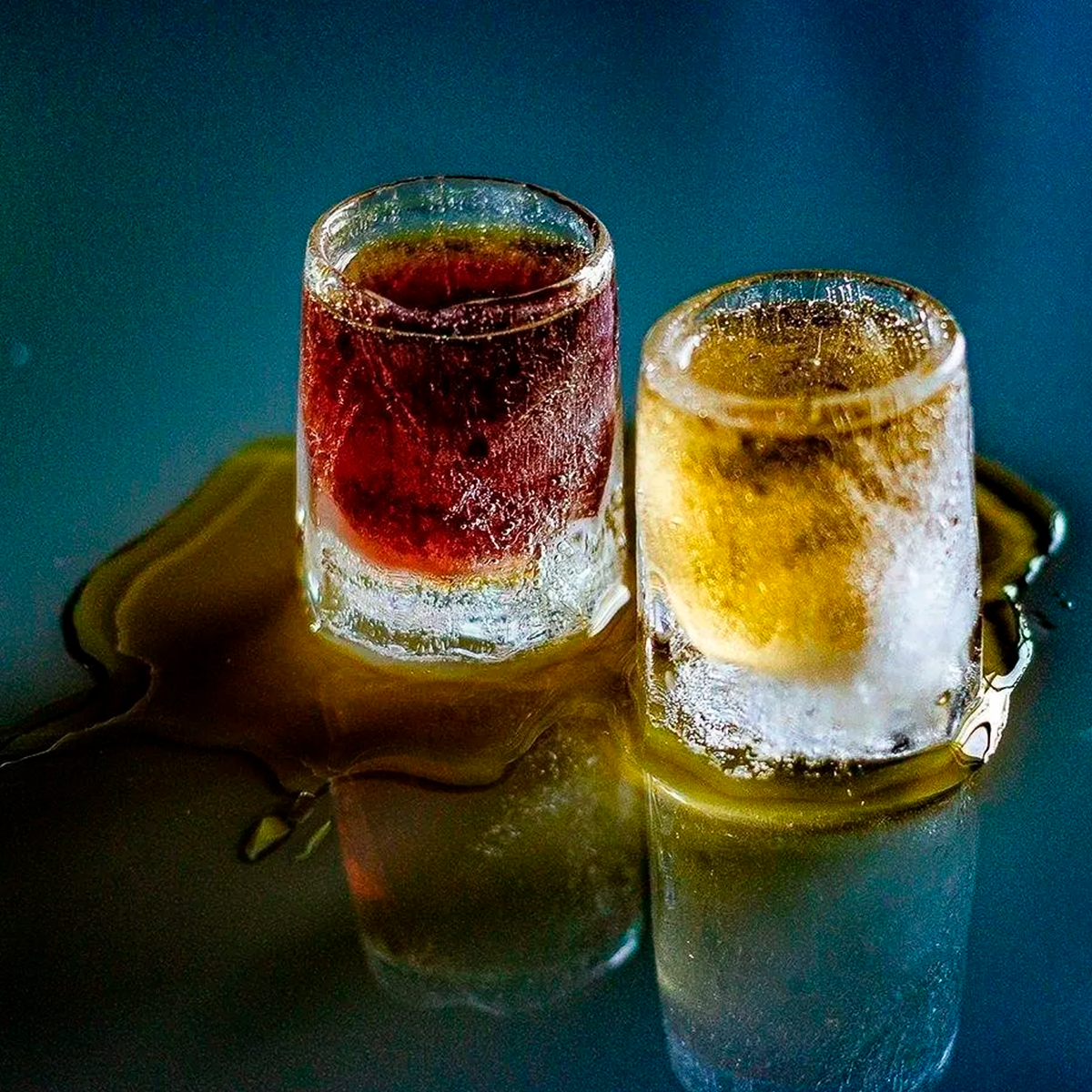 4 Formas De Gelo Silicone Formato Copo Shot Drink Bebidas - 10