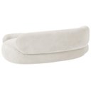 Ver imagem 6 de Recamier Sofá Curvo Luxo Recepção Lado Direito Canadá 150cm Bouclé Branco - Incasa Decor