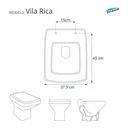 Ver imagem 5 de Assento Sanitário Vila Rica Salmão Para Louça Icasa
