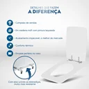 Ver imagem 3 de Assento Sanitário Vila Rica Salmão Para Louça Icasa