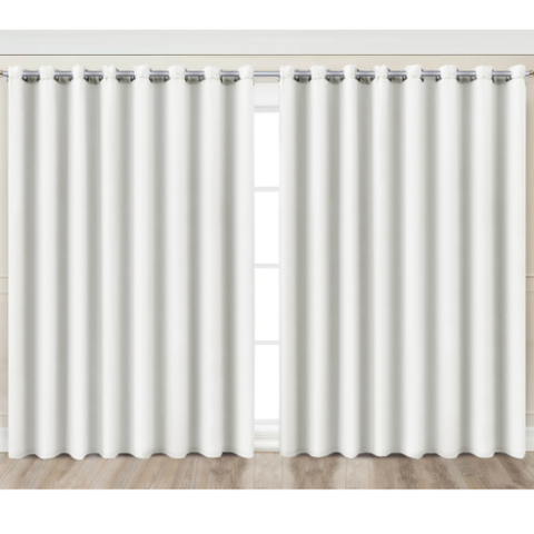 CORTINA OXFORD PEROLA 6.00 X 2.30 PARA SALA / QUARTO