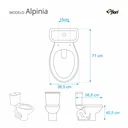 Ver imagem 2 de Assento Sanitário Alpinia Preto Para Louça Fiori