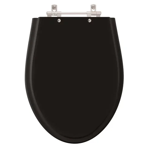 Assento Sanitário Alpinia Preto Para Louça Fiori