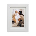 Ver imagem 1 de Kit com 04 Porta Retrato 25x30 com Paspatur para Foto 20x25 com Vidro:Branco/Parede (Gancho Móvel)