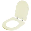 Ver imagem 2 de Assento Sanitário Poliéster com Amortecedor Carrara Creme para Vaso Deca