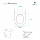 Ver imagem 3 de Assento Sanitário Montezzi Preto Para Louça Belize