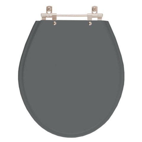 Assento Sanitário Poliester Carina Cinza Quartzo Para Louça Ideal Standard