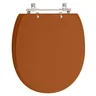 Assento Sanitário De Ville Caramelo Para Louça Deca - 1