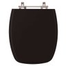 Assento Sanitário Primula Plus Preto Para Louça Fiori - 1