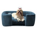Ver imagem 1 de Poltrona Cama Pet Hannah Luxo - Suede Azul Marinho