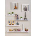 Ver imagem 4 de Prateleira Crie Fácil Branca 60 X 20cm Com Suporte Invisível
