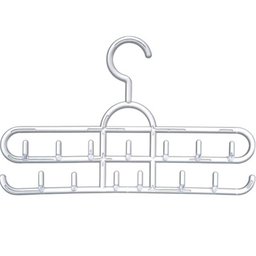 Kit 12 Cabides com Ganchos para Cintos Lenços Colares Suport - 1