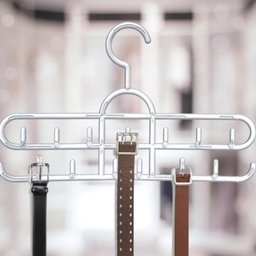 Kit 12 Cabides com Ganchos para Cintos Lenços Colares Suport - 6